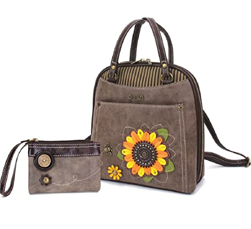Sunflower Backpack and Wallet Combo
