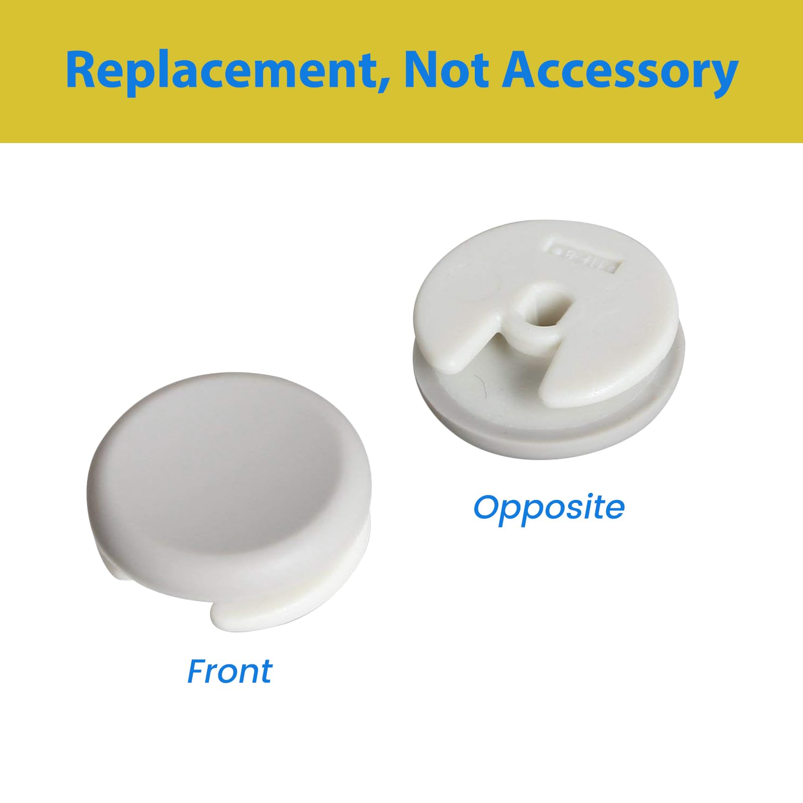 Timorn 3D Joystick Cover - Analog Stick Cap Replacement for Nintendo 3DS, 3DS XL, 3DS LL, 2DS (Light Gray) - Improve Grip & Comfort for Gaming