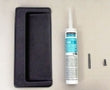 True Black Recessed Door Handle Replacement Kit NRE 069954 - Perfect for Home, Office & Commercial Door Repairs