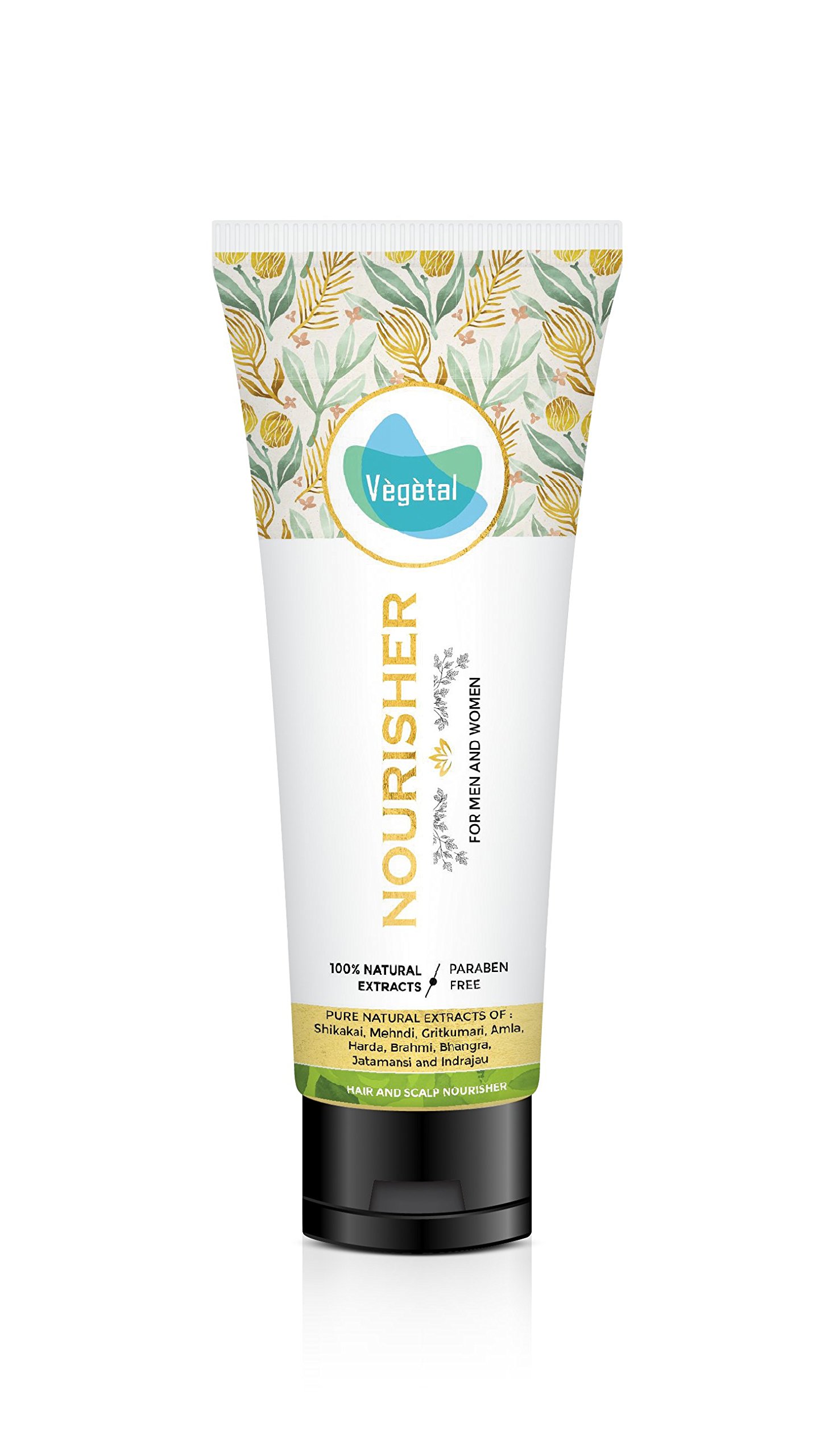 Vegetal Nourisher 120ml - 100% Natural Hair & Scalp Conditioner Gel for Dry, Damaged Hair | Color Protection | Deep Hydration Treatment | Perfect for Daily Hair Care & Salon Use
