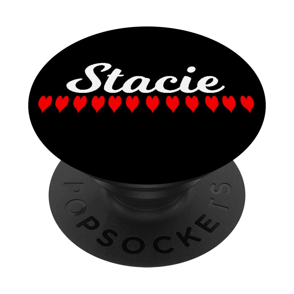Stacie Name Custom PopSockets Phone Grip & Stand - Expandable Phone Holder for iPhone, Samsung, Tablets - Perfect for Selfies, Video Calls & Hands-Free Viewing