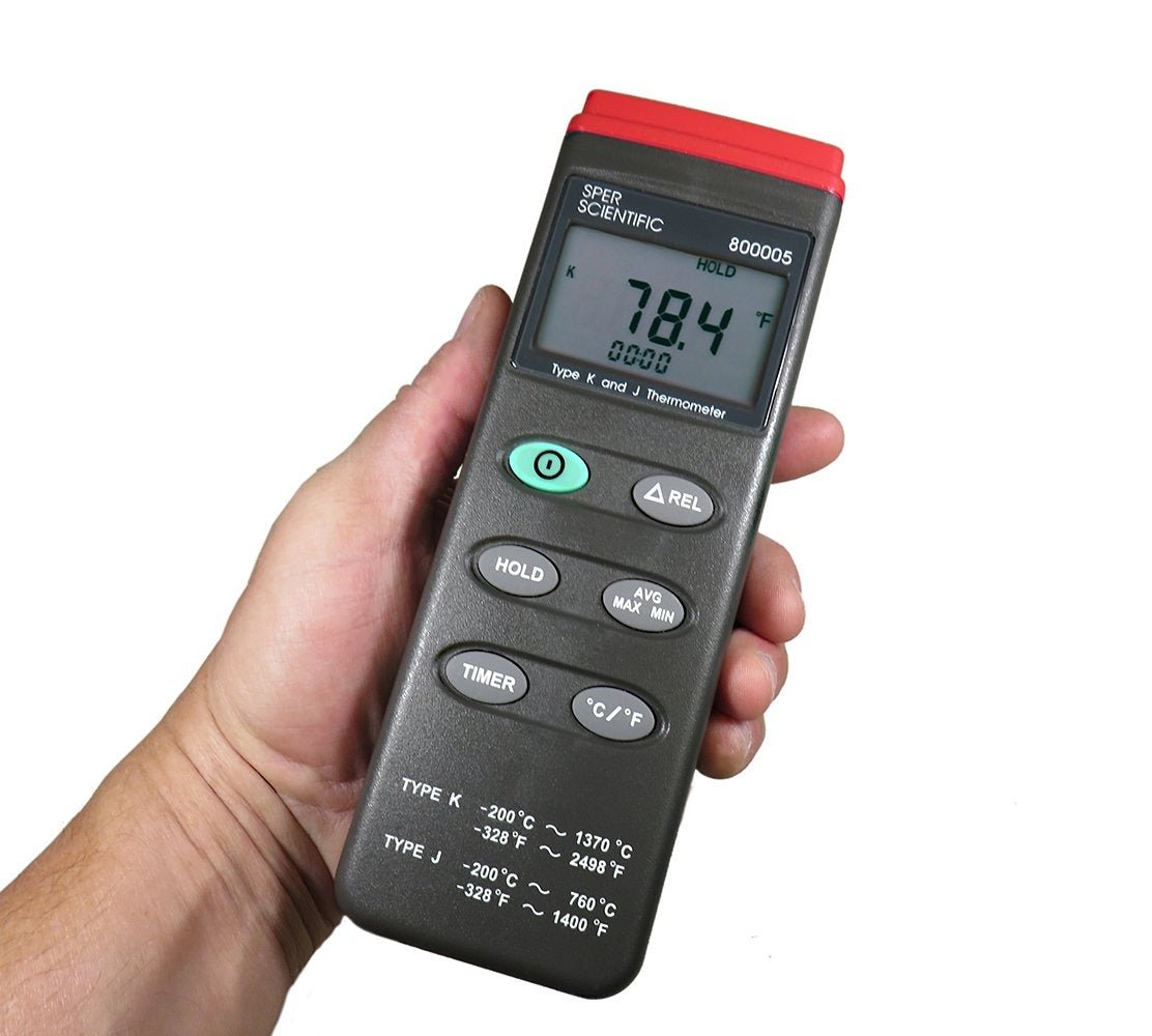 High-Precision Digital Thermocouple Thermometer for Cooking, HVAC, and Industrial Use - Fast & Accurate Temperature Measurement
