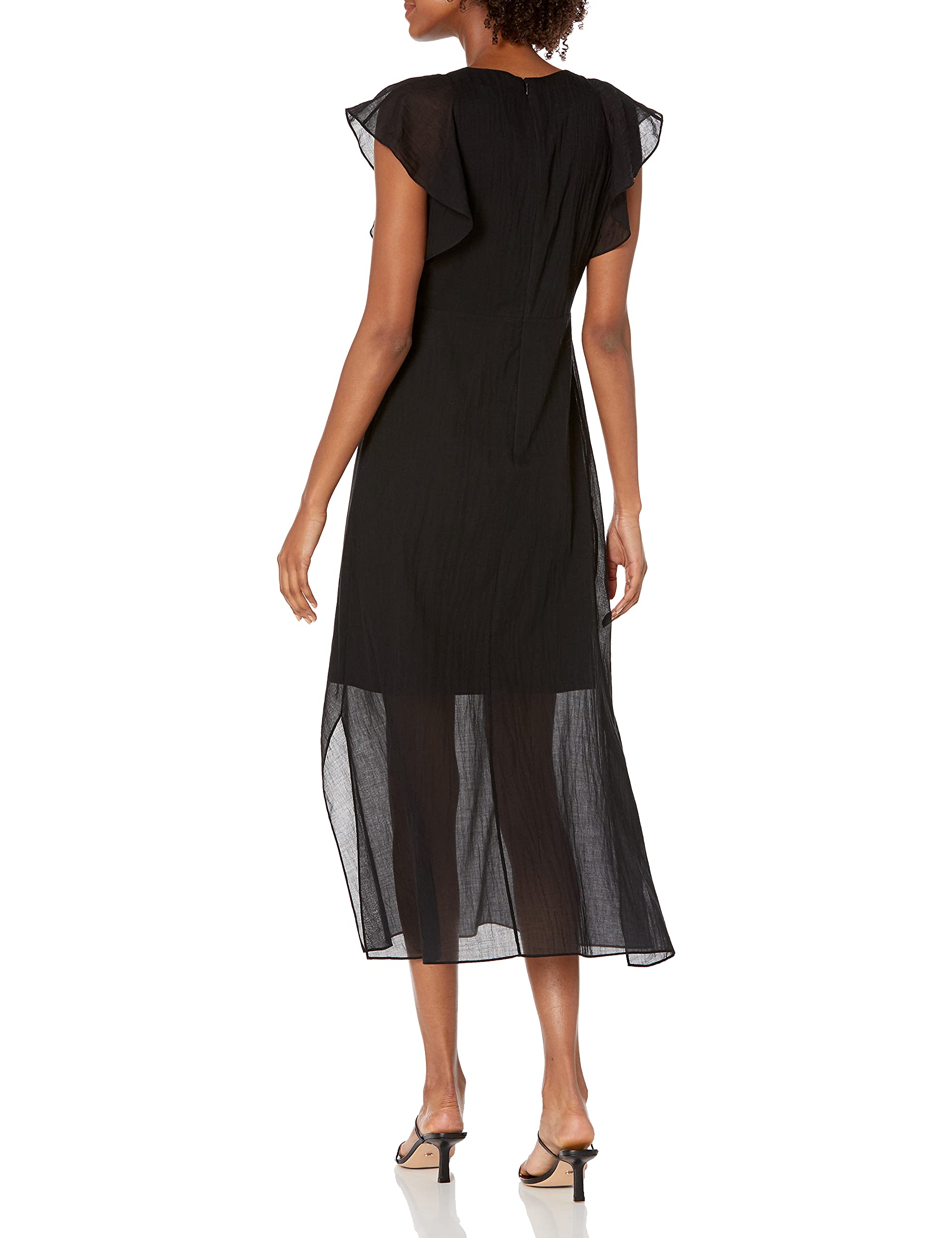Theory Women's Ruffled Sleeve Summer Dress - Elegant & Flowy for Casual Outings, Beach Vacations & Date Nights