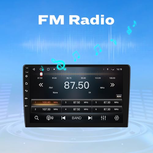 2G+32G Android Car Stereo with Apple CarPlay & Android Auto - 7 Inch Touchscreen GPS Navigation, FM Radio, WiFi, Mirror Link, DSP - Compatible with Toyota Highlander 2007-2014 - Perfect for Road Trips & Daily Commutes