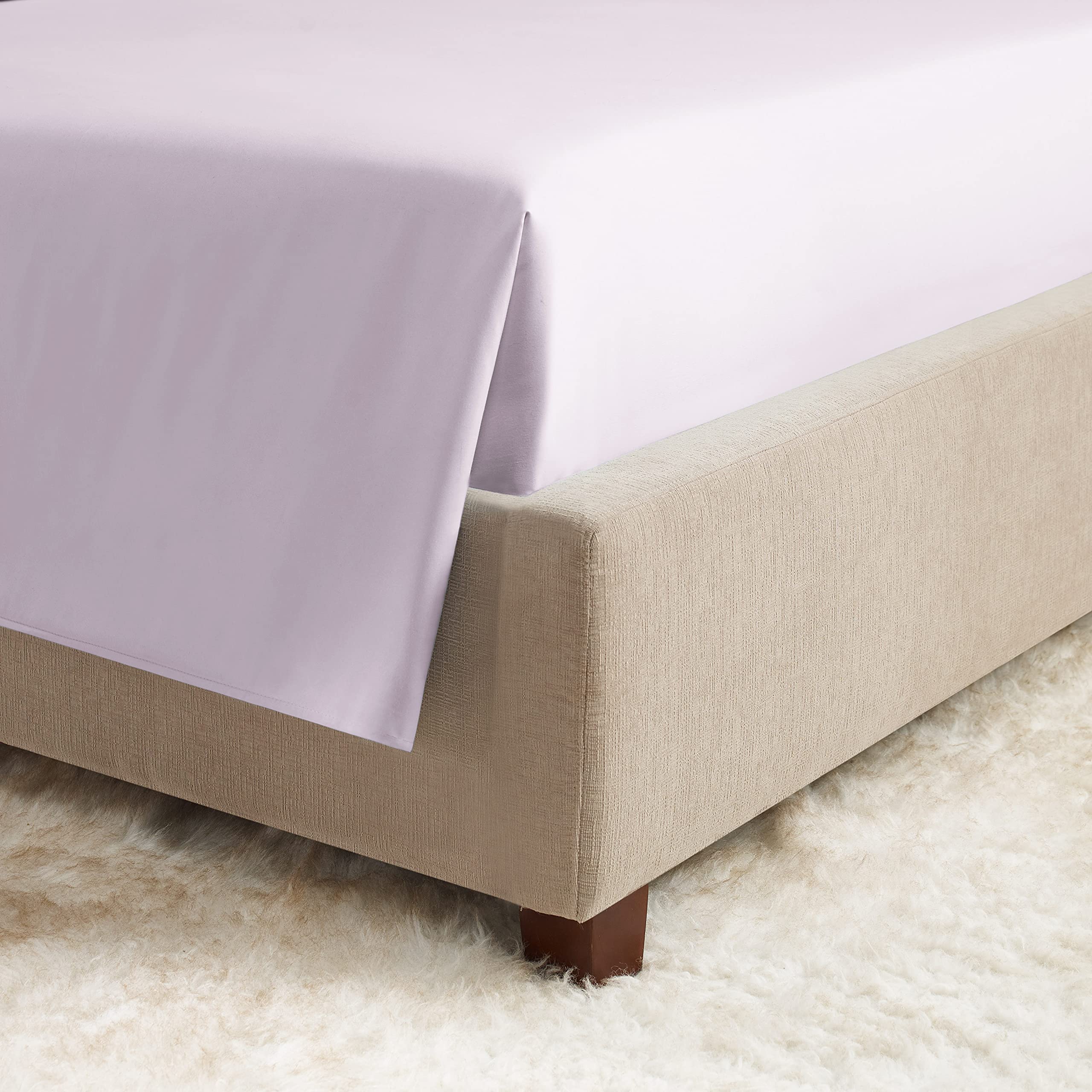 Empyrean Twin XL Sheets Set - 3 Piece Ultra Soft Microfiber Bedding - Double Brushed Hotel Luxury Twin XL Sheets in Light Gray & Lavender - Deep Pocket with 4 Corner Elastic Straps - Perfect for Dorms, Guest Rooms & Cozy Bedroom Upgrades