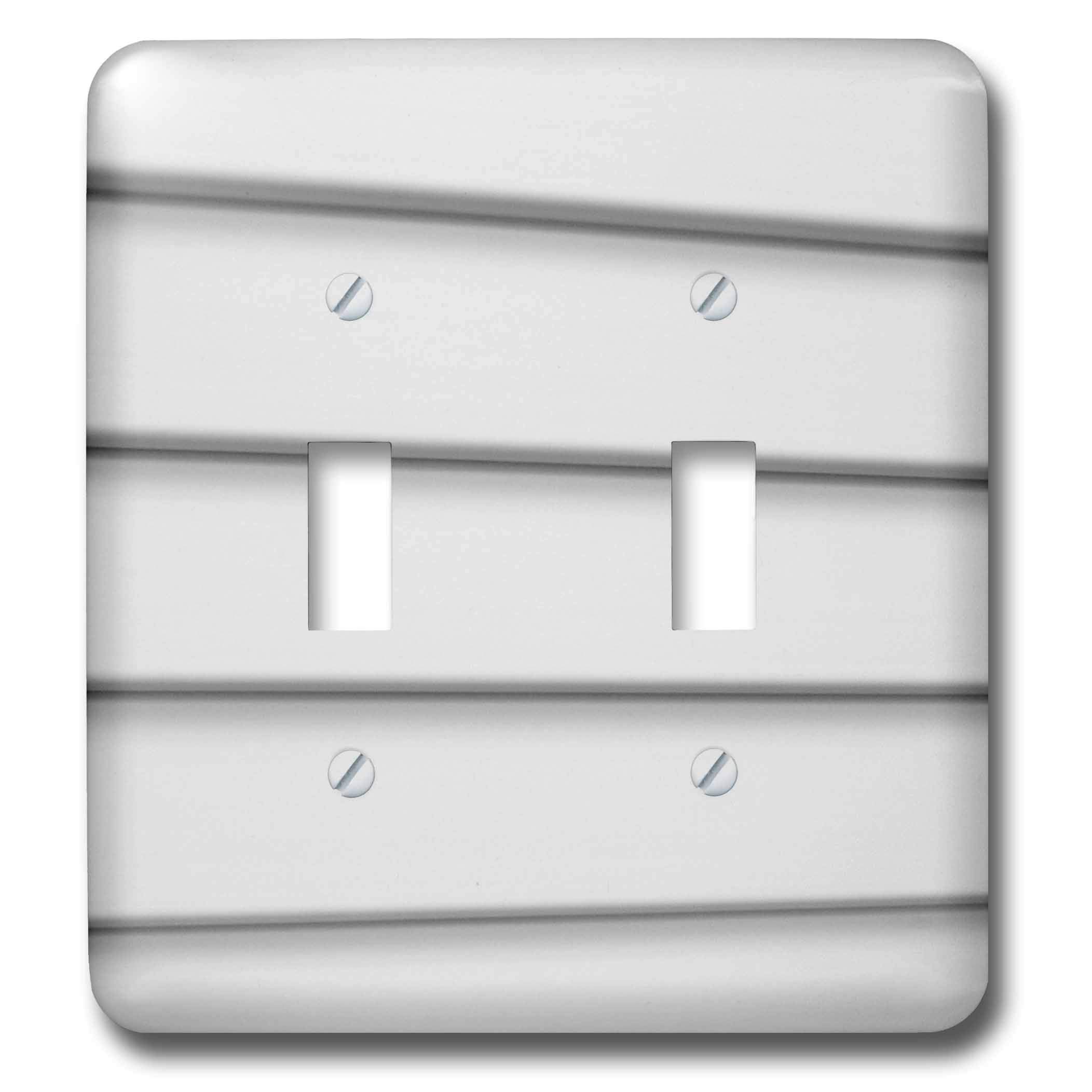 3D White Shutters Toggle Switch - Multi-Color Light Switch Cover for Home Decor, Bedroom, Kitchen & Office - Easy DIY Installation
