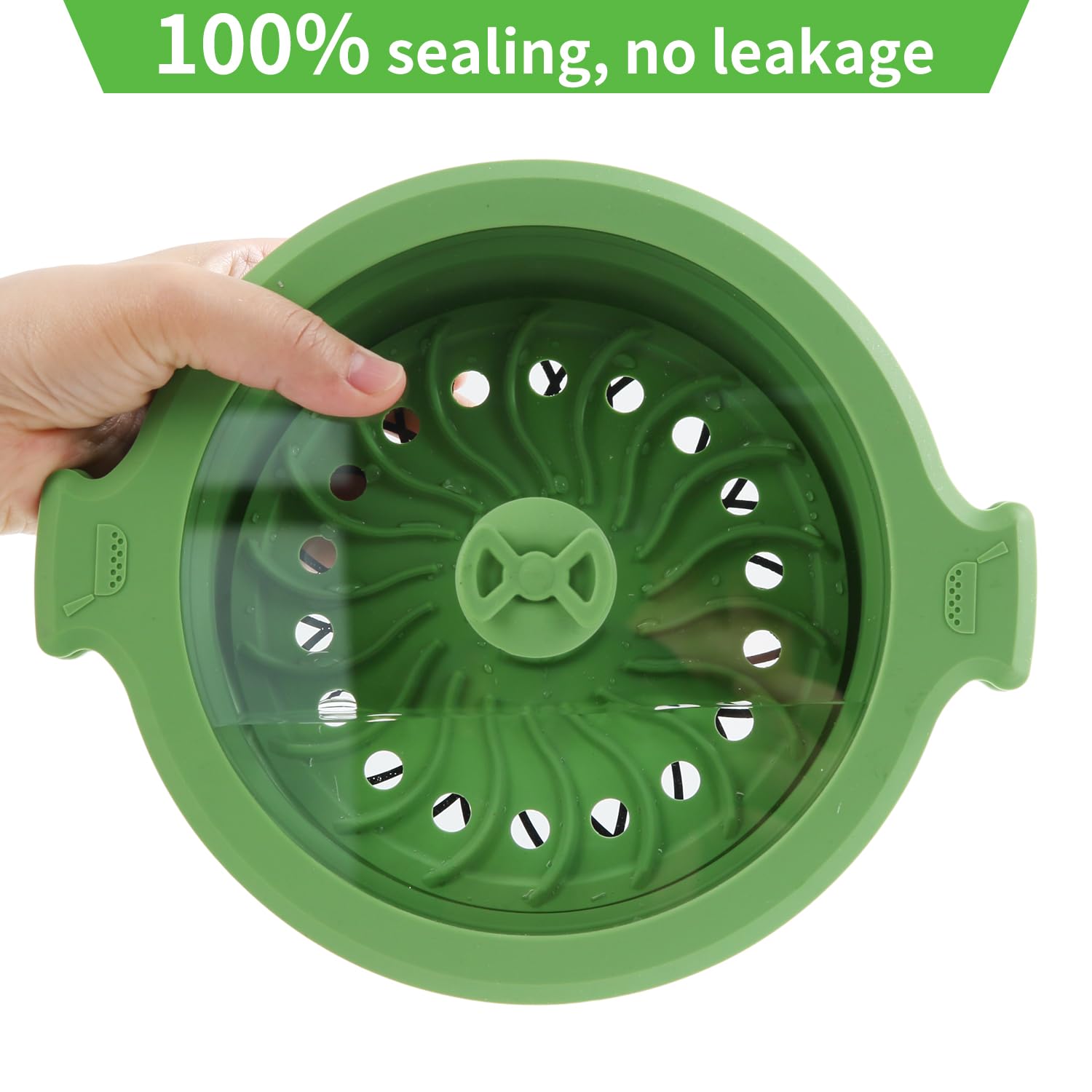 Collapsible Silicone Microwave Cookware Set - 0.8L & 1.4L BPA-Free Steamer with Lids, Glass Food Storage Containers & Mixing Bowls for Healthy Cooking | Perfect for Meal Prep, Leftovers & Small Space Kitchens