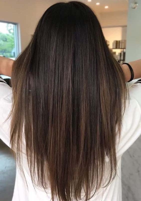 Shivarth 16-18 Inch Straight Synthetic Hair Extensions with 5 Clips - Golden Highlight, Quick & Easy Installation for Adults, Durable & Portable | Perfect for Parties, Cosplay & Daily Styling