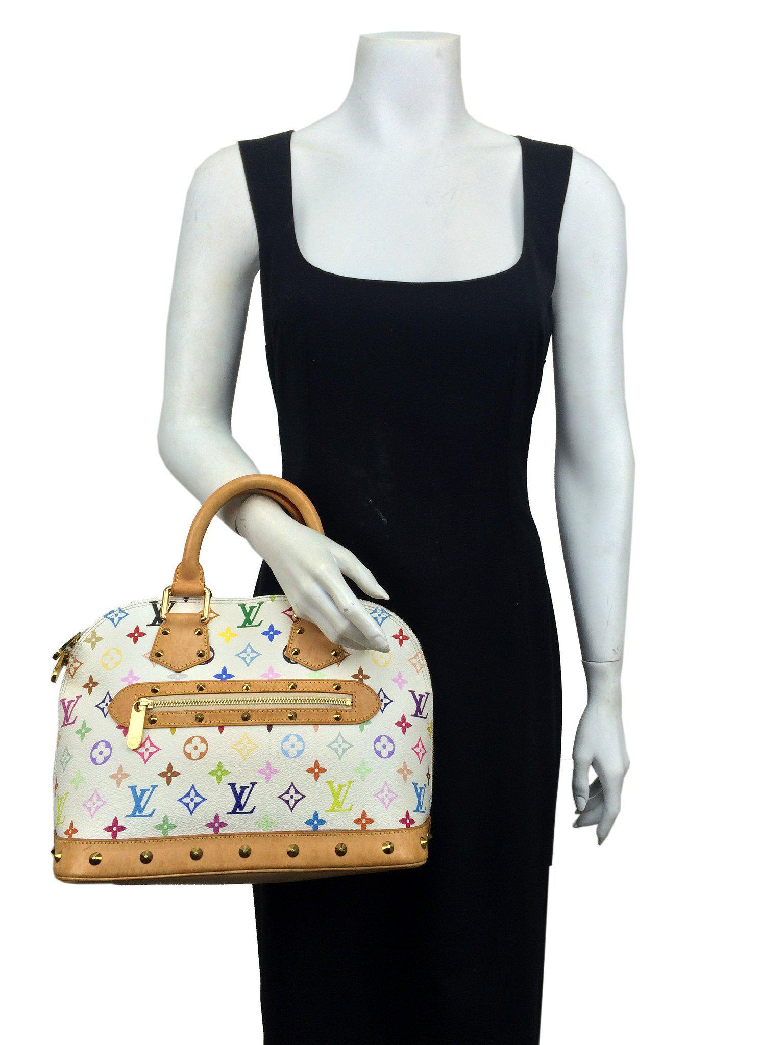 Authentic Louis Vuitton Multicolore Monogram Alma Handbag - Stylish Designer Shoulder Bag for Women | Perfect for Work, Travel & Evening Events