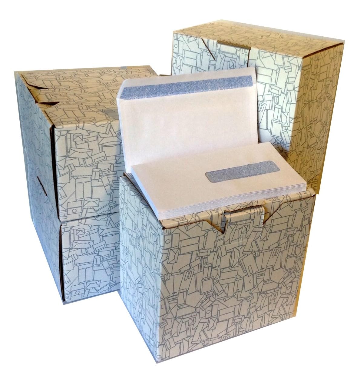 G38 CMS 1500 Claim Form Self-Seal Window Envelopes 4.5