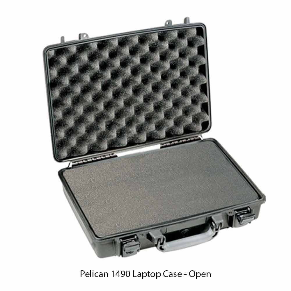 Pelican 1490 Waterproof Hard Case with Customizable Foam Insert - Durable Laptop & Electronics Travel Case for Business, Photography & Outdoor Adventures