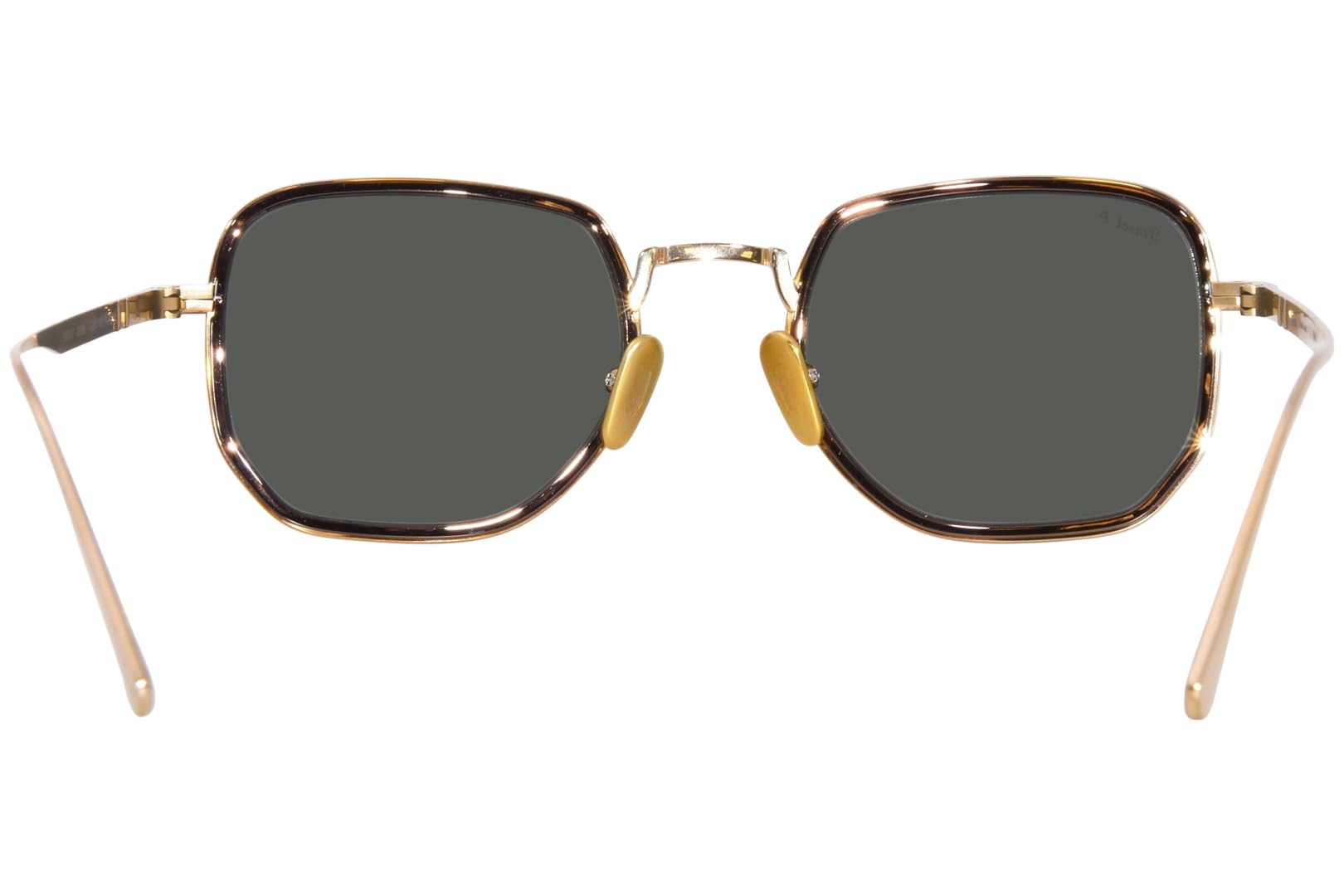 Persol PO 5006 ST 800958 Gold Brown Polarized Sunglasses for Men - Classic Aviator Style for Driving, Travel & Outdoor Activities
