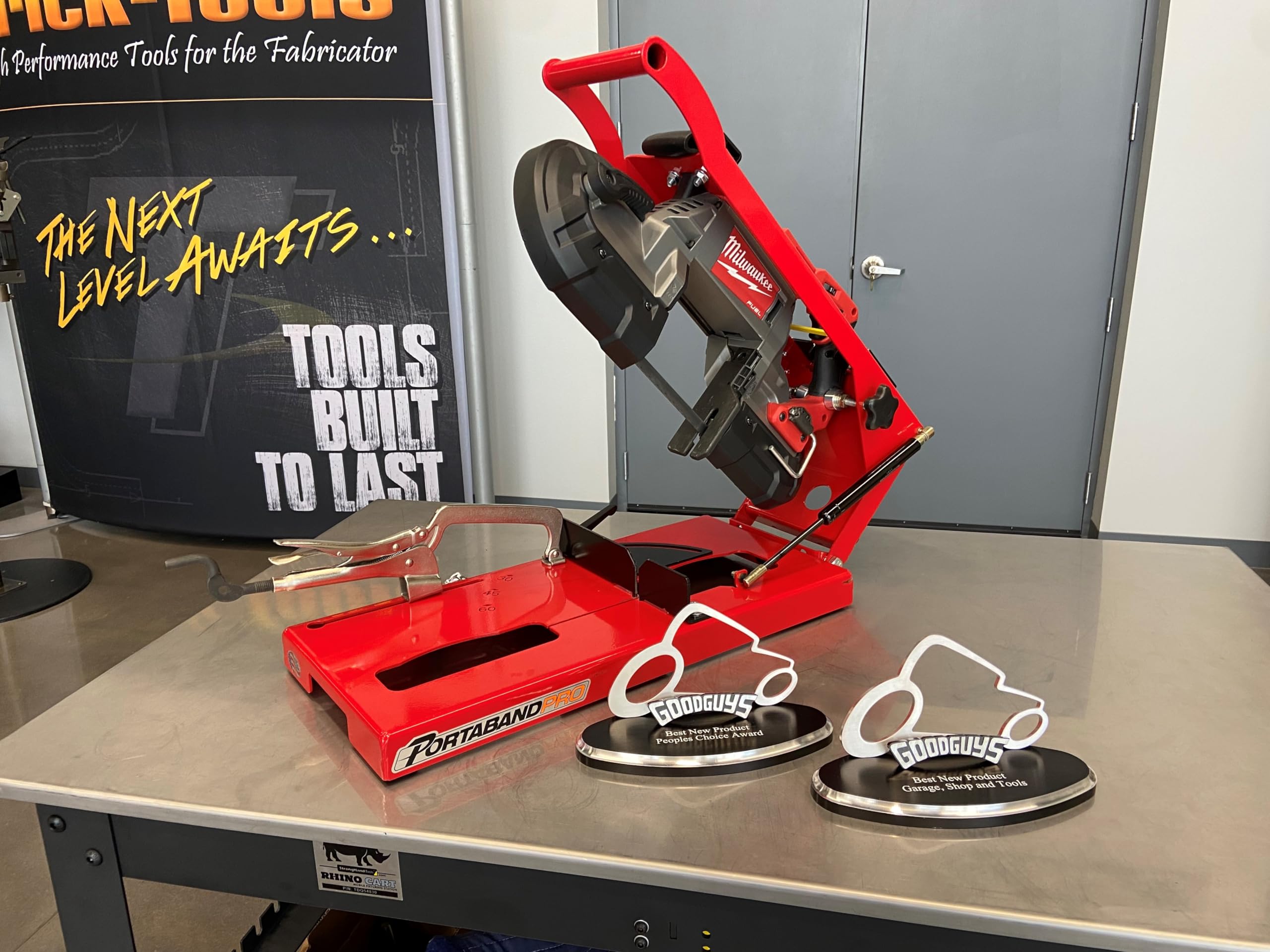 Milwaukee 6232, 6238 & 2729 Portable Band Saw Chop Saw Jig - Precision Cutting Guide for Woodworking & Metal Projects