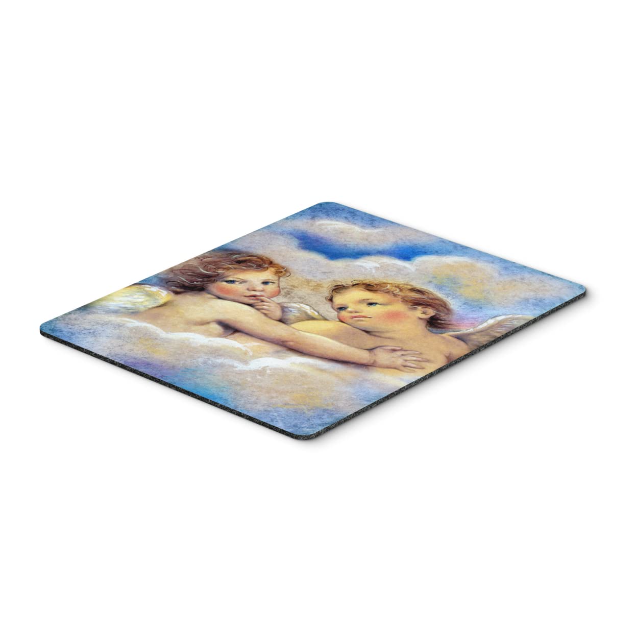 Caroline's Treasures APH5622MP Angel Design Mouse Pad - Large Washable Non-Slip Desk Mat for Home Office, Gaming & Computer Work | Perfect Hot Pad & Trivet for Kitchen Use