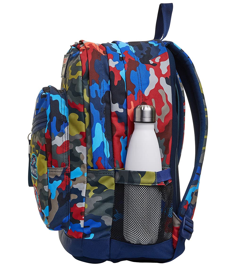 New Fit Seven Camo Backpack - Double Compartment for School & Travel