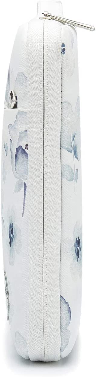Kinmac 360° Protective Waterproof Laptop Sleeve Case with Handle - Fits MacBook Pro 16, 15-15.6 Inch Laptops (Chinese Ink Flower Design) - Perfect for Travel, Work & School Commute