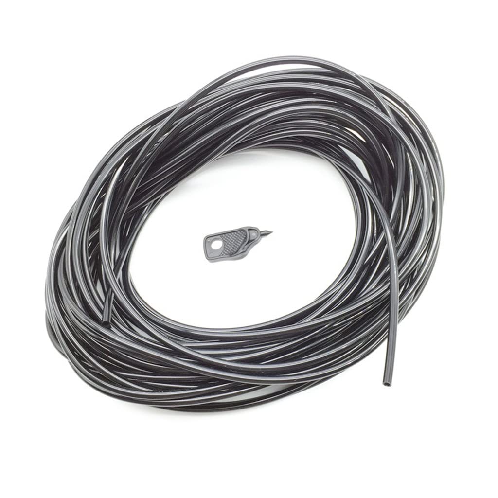 3/5mm Micro Drip Irrigation Hose - 20m Garden Watering Tubing for Greenhouse, Bonsai & Plant Drip System | Includes Hole Puncher | Perfect for Efficient Watering in Small Spaces & Container Gardens