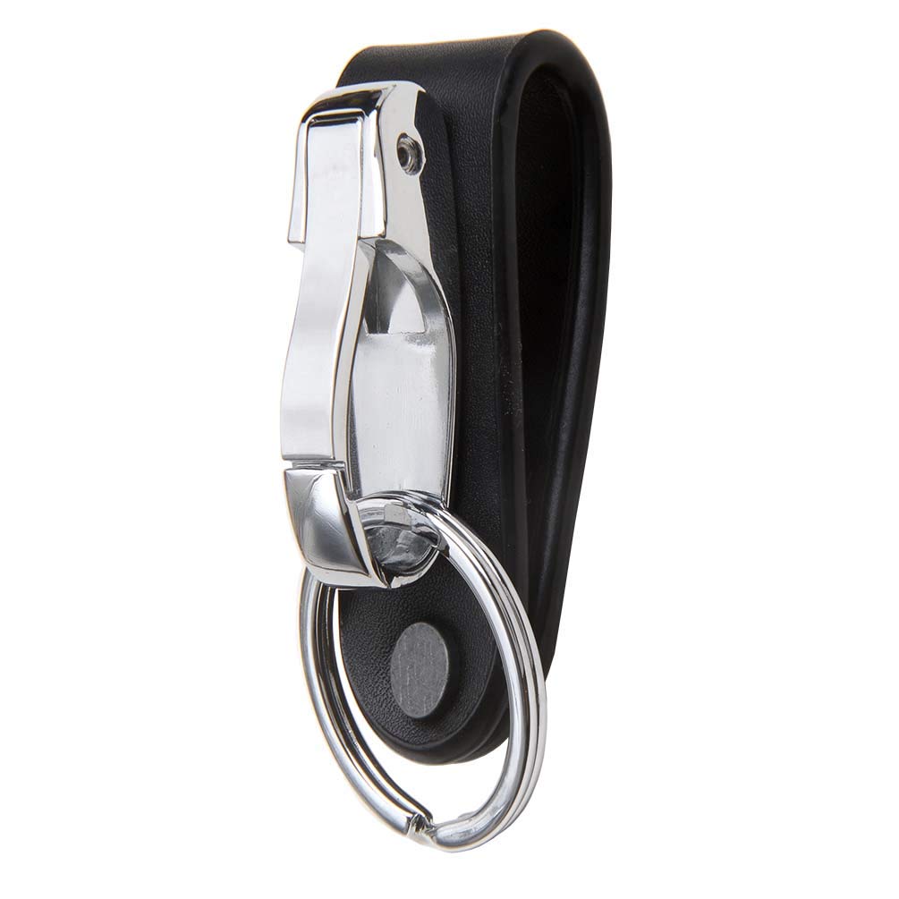 Leather Keychain for Men - Detachable Belt Loop Key Holder with Keyring | Durable & Stylish Key Clip for Everyday Carry, Work, Travel & Outdoor Activities