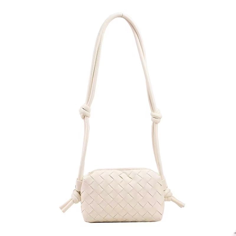 Stylish Women's Crossbody Shoulder Bag - PU Leather Hand-Woven Phone Purse with Card Holder & Wallet | Perfect for Everyday Use, Travel & Shopping