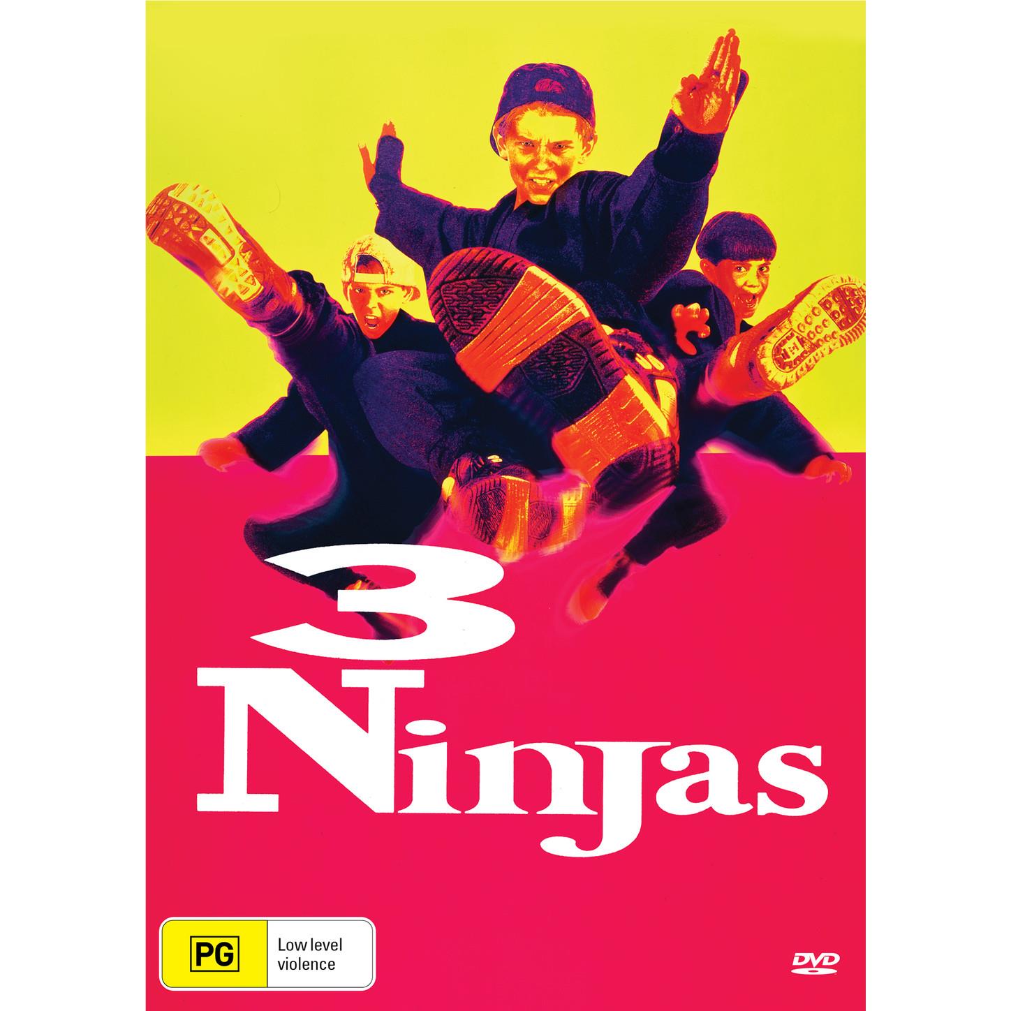 3 Ninjas System Collections - Complete Generic List1 System Object DVD Set | Action-Packed Martial Arts Movie for Kids & Family Movie Night
