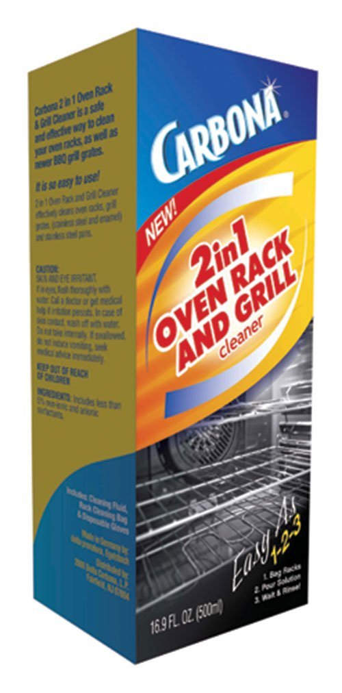 Delta Carbona LP 320 2-in-1 Oven Rack & Grill Cleaner - 16.9 Oz Heavy Duty Degreaser - Perfect for BBQ Grills, Oven Racks & Kitchen Appliances