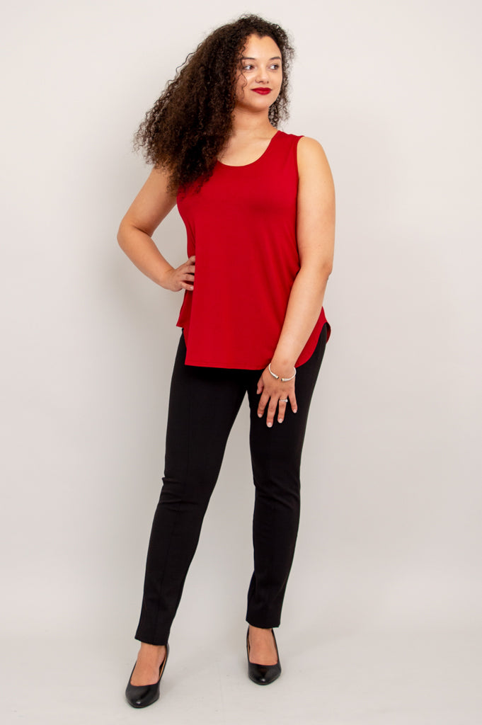 Stylish Jazz Tank Top with Lipstick Print - Soft Bamboo Fabric for Women - Perfect for Casual Wear, Music Festivals & Summer Outfits
