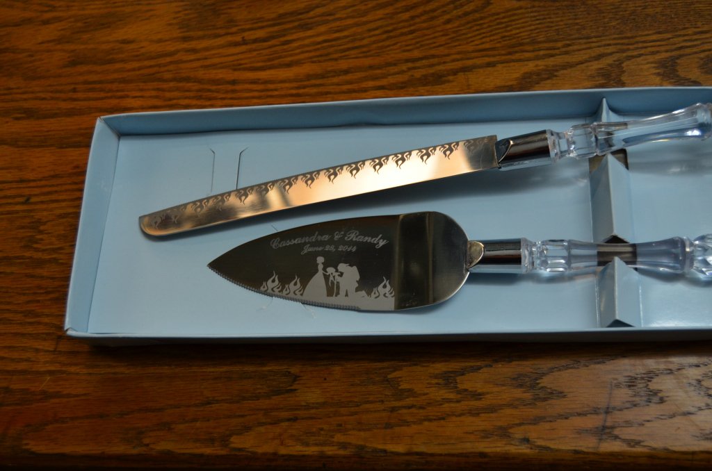 Personalized Firefighter Cake Knife Set - Custom Engraved with Name & Date - Perfect for Fireman Retirement, Promotion & Birthday Celebrations