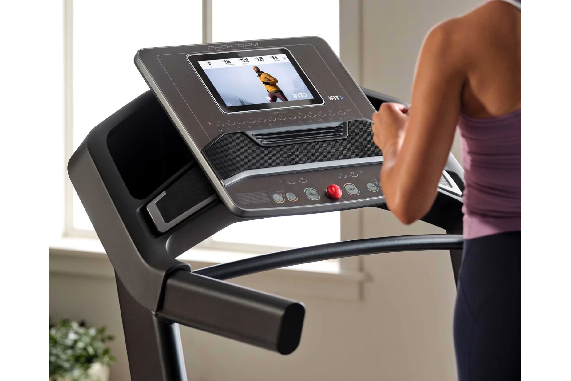 ProForm Trainer 1000 Treadmill - Foldable Home Gym Equipment with Incline & Heart Rate Monitor - Perfect for Cardio Workouts & Home Fitness Training