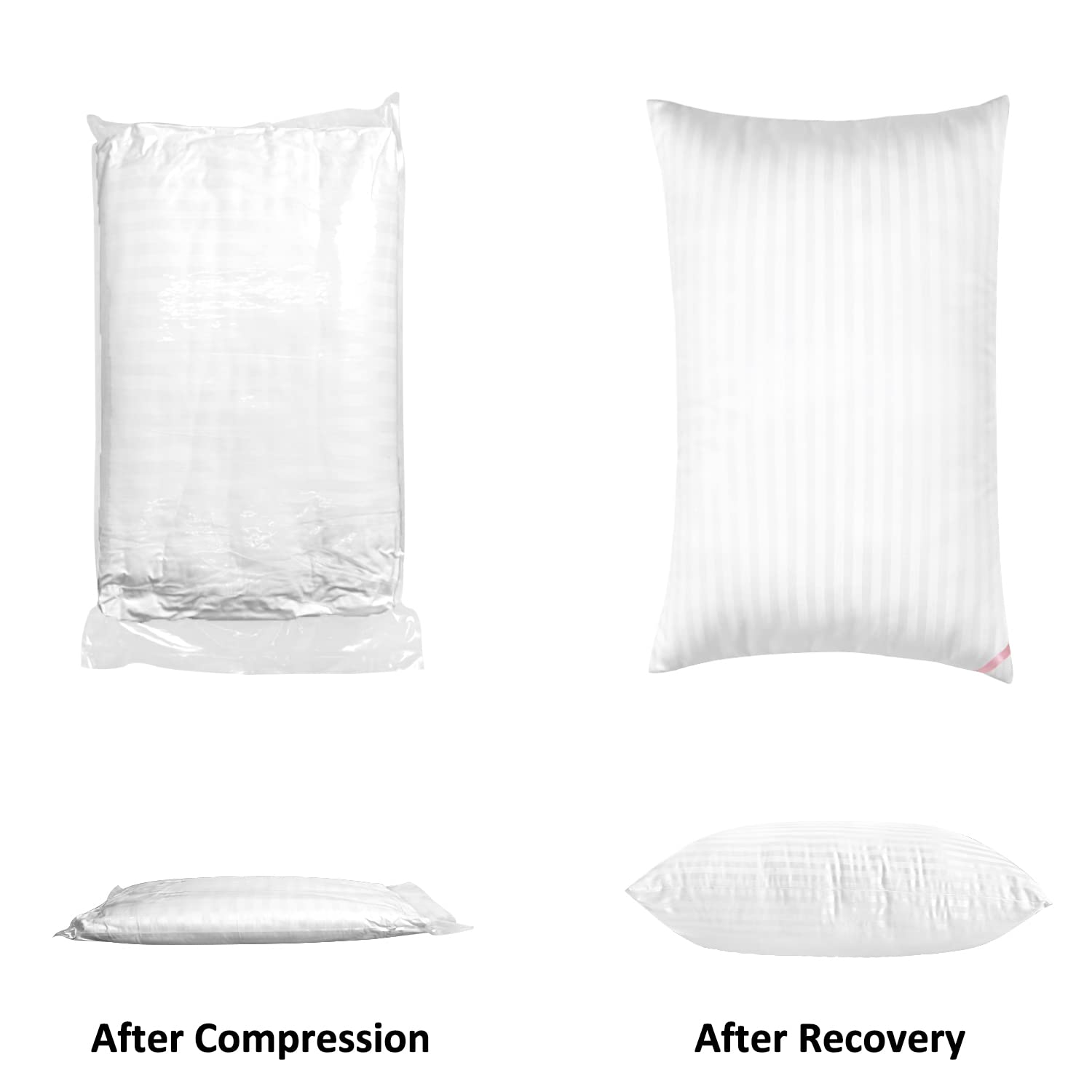 EIUE Hotel Collection King Size Bed Pillows 2 Pack - Super Soft Down Alternative Microfiber Filled Pillows for Side & Back Sleepers (20x36 Inches) - Perfect for Hotels, Guest Rooms & Luxury Home Bedding