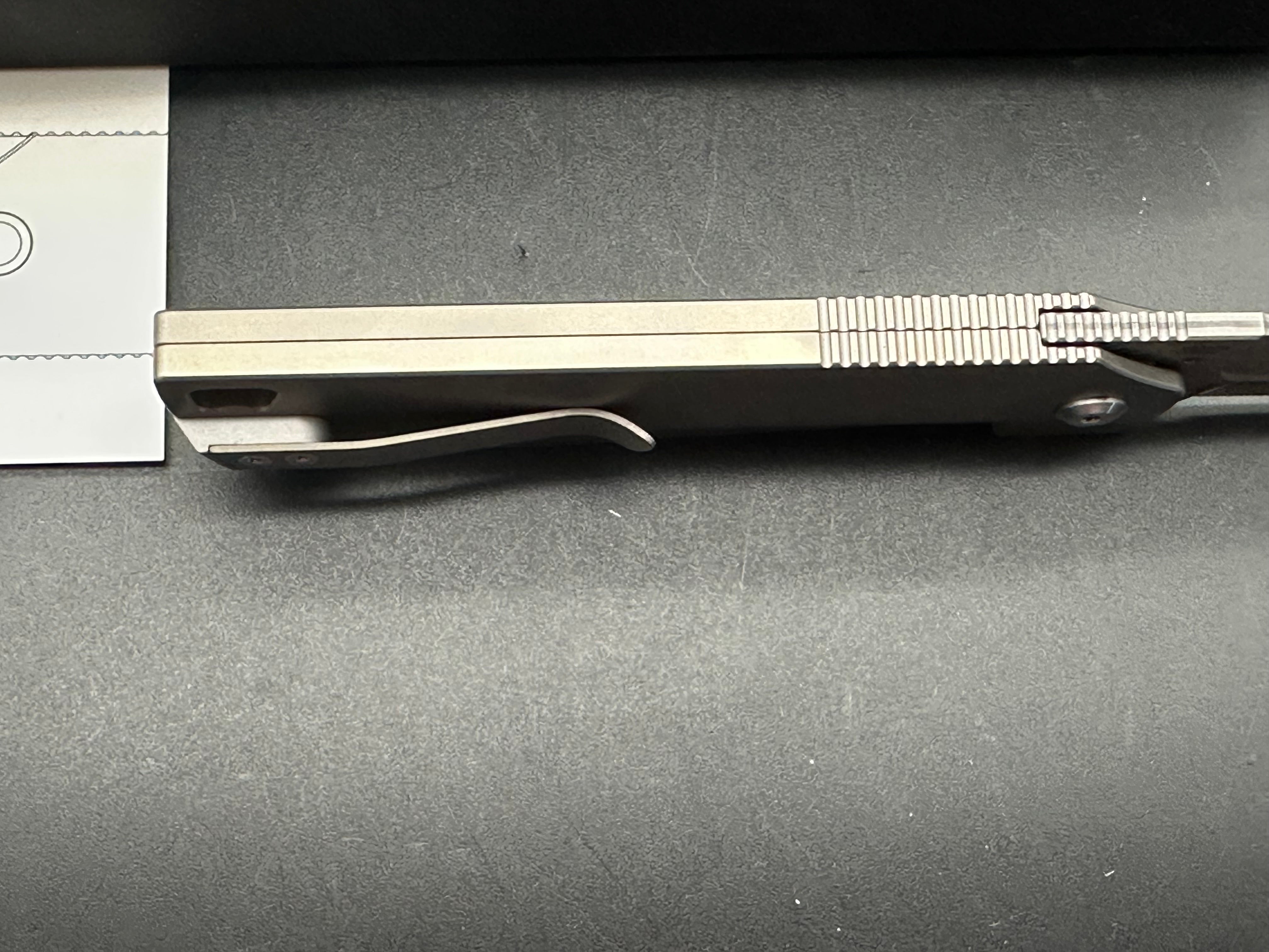 CRKT Mbombo Frame Lock Knife - Titanium Handle with 3.23