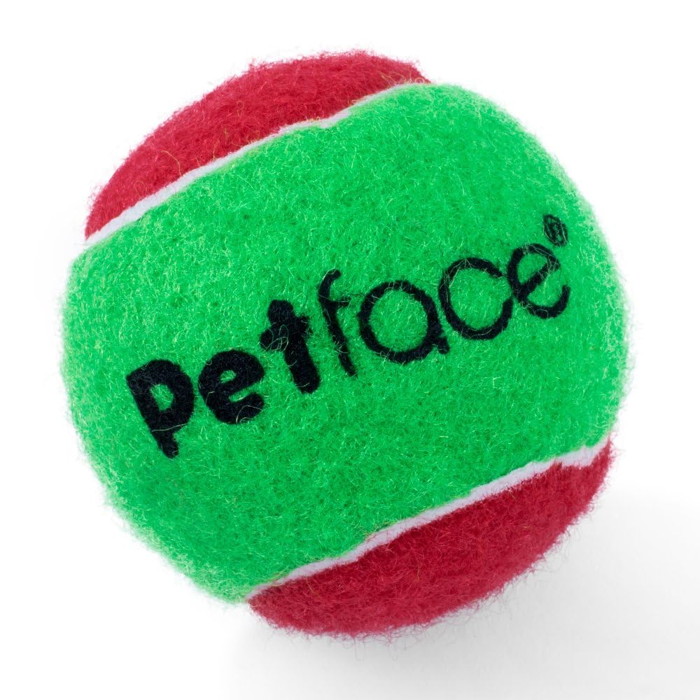 Petface Super Tennis Balls for Dogs - Durable Chew-Proof Fetch Toy for Large & Small Breeds - Perfect for Outdoor Play, Training & Exercise