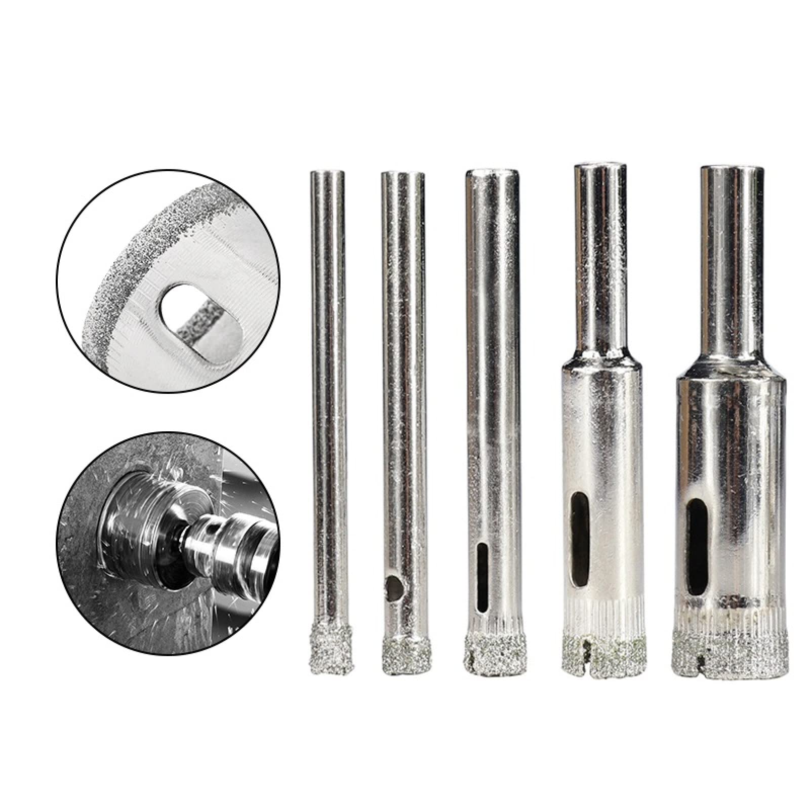 Diamond Coated Drill Core Bit for Tile, Marble, Glass & Ceramic - 10mm Hole Saw for Precise Drilling | Perfect for DIY Projects & Professional Use