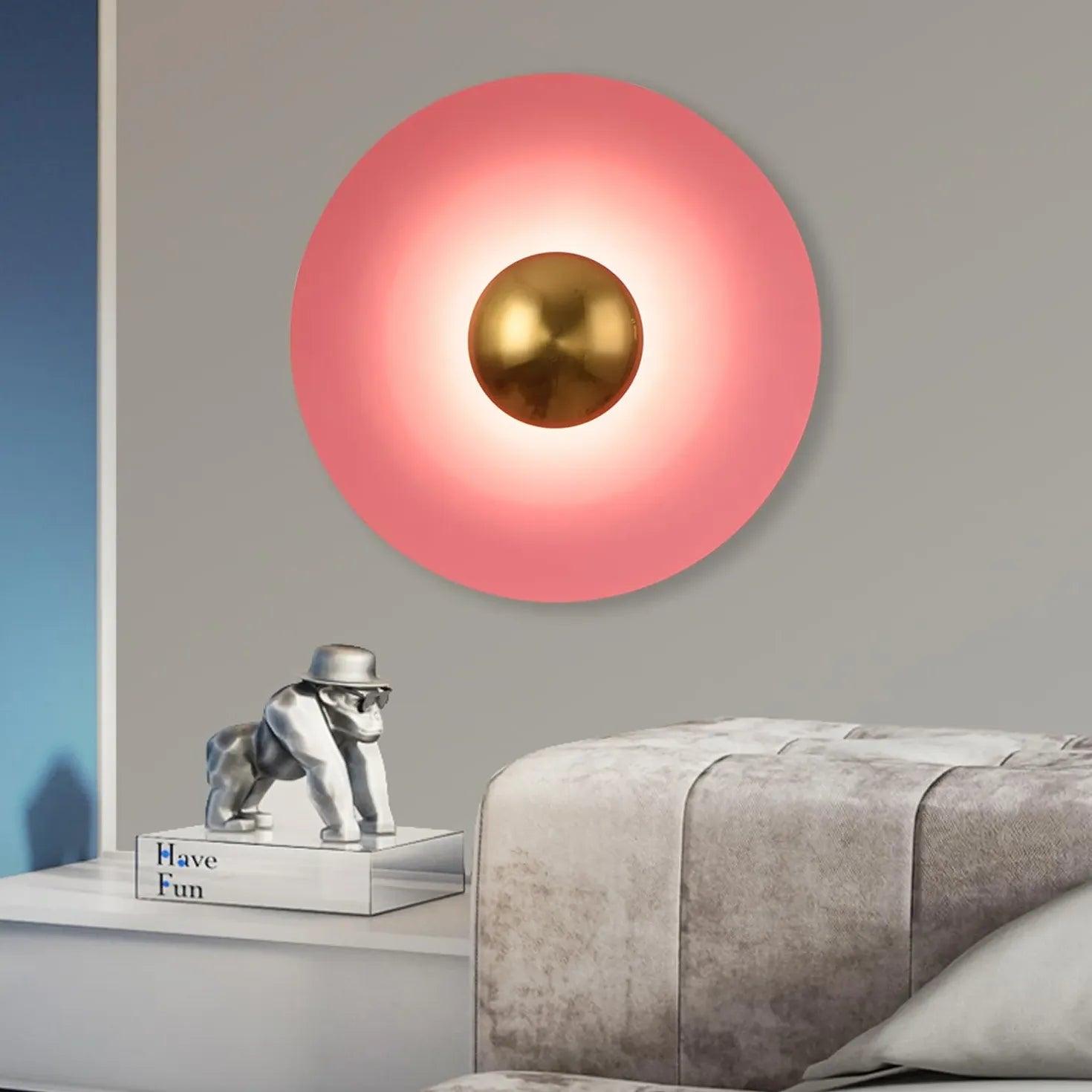 Modern Blue LED Wall Lights - Energy Efficient Indoor/Outdoor Lighting for Bedroom, Living Room, and Patio Decor