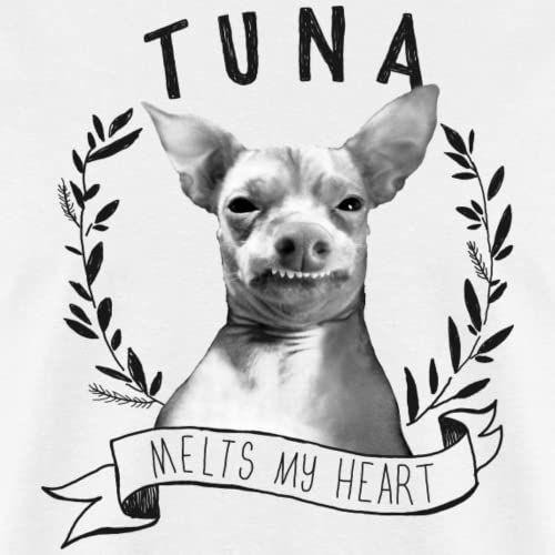 Spreadshirt Tuna Melts My Heart Graphic Men's T-Shirt - Funny Fish Lover Tee for Casual Wear & Gifts