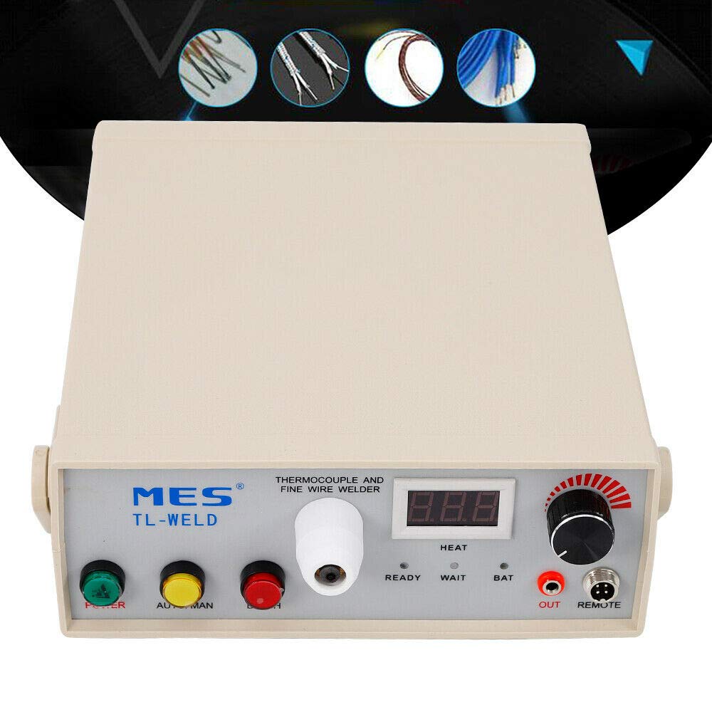 Professional TL-WELD Thermocouple Welding Machine 90-260V - Desktop Manual Pulse Spot Welder for Metal & Magnetic Materials - Perfect for Jewelry Making, Electronics Repair & Industrial Applications