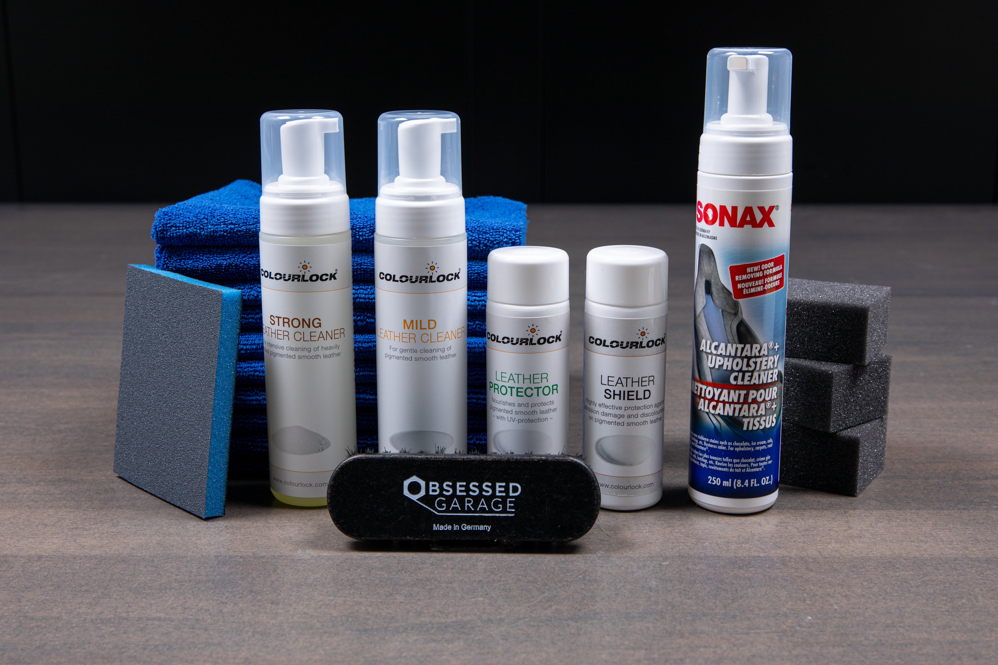Premium Leather Care Kit for Shoes, Bags & Furniture - Conditioner, Cleaner & Protector - Perfect for Car Seats, Jackets & Accessories
