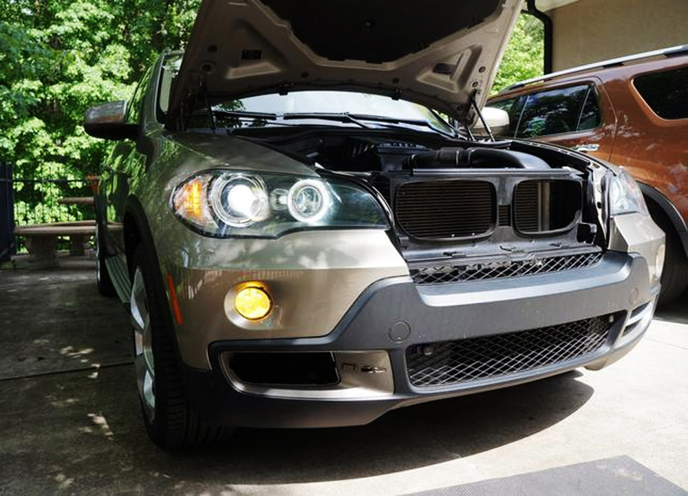 H11 Halogen Yellow Fog Lights Kit - Compatible with BMW E84 X1, E83 X3, E70 X5 - Durable Complete Replacement Set for Enhanced Visibility in Rain & Fog
