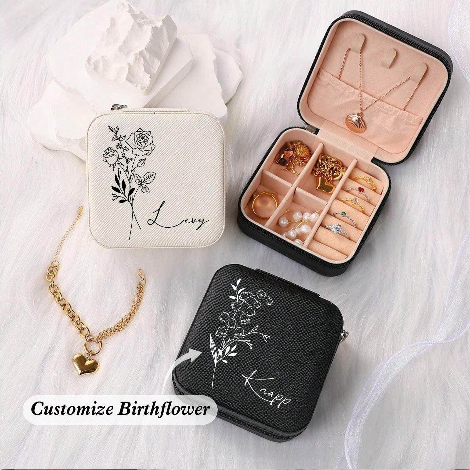 Portable DIY Jewelry Box - Creative Simple Design for Handmade Jewelry Storage - Perfect for Travel, Gifts & Organizing Rings, Necklaces & Earrings