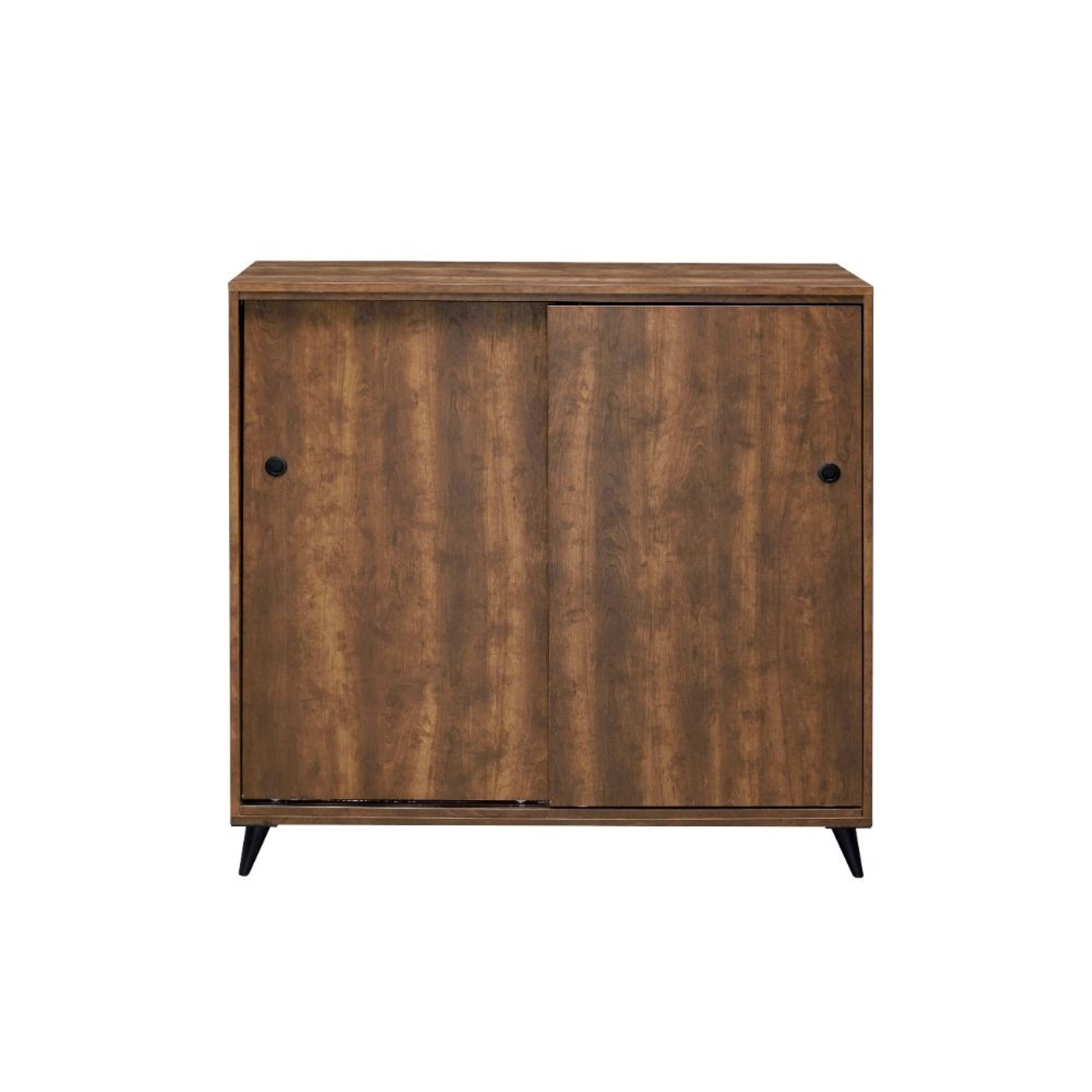 Ergode Solid Wood Cabinet - Premium Oak Storage Cabinet for Living Room, Bedroom & Office - Durable & Stylish Home Furniture Organizer