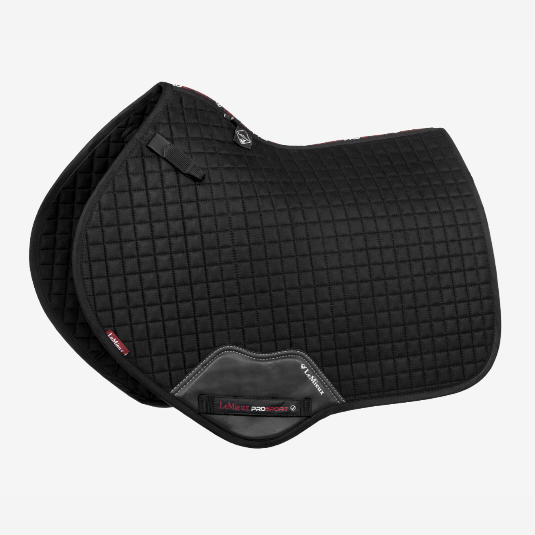 Premium LeMieux Suede Close Contact Square Saddle Pad for English & Dressage Riding - Comfortable & Non-Slip Equestrian Gear for Training & Competition