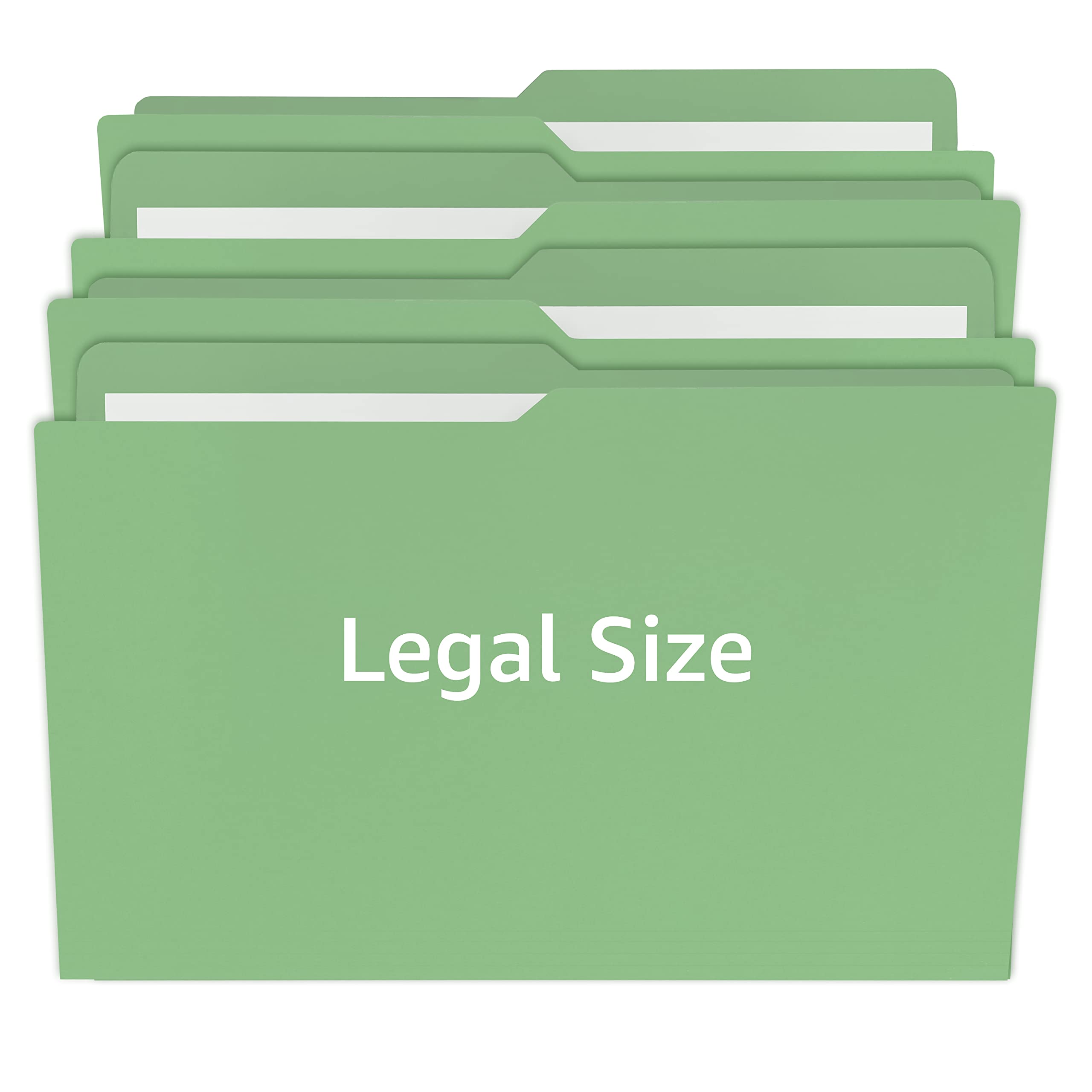 uBoxes Legal Folders - 100 Pack (4 Boxes of 25) - Green Letter Size File Folders for Office, Court & Document Organization | Perfect for Lawyers, Paralegals & Legal Professionals