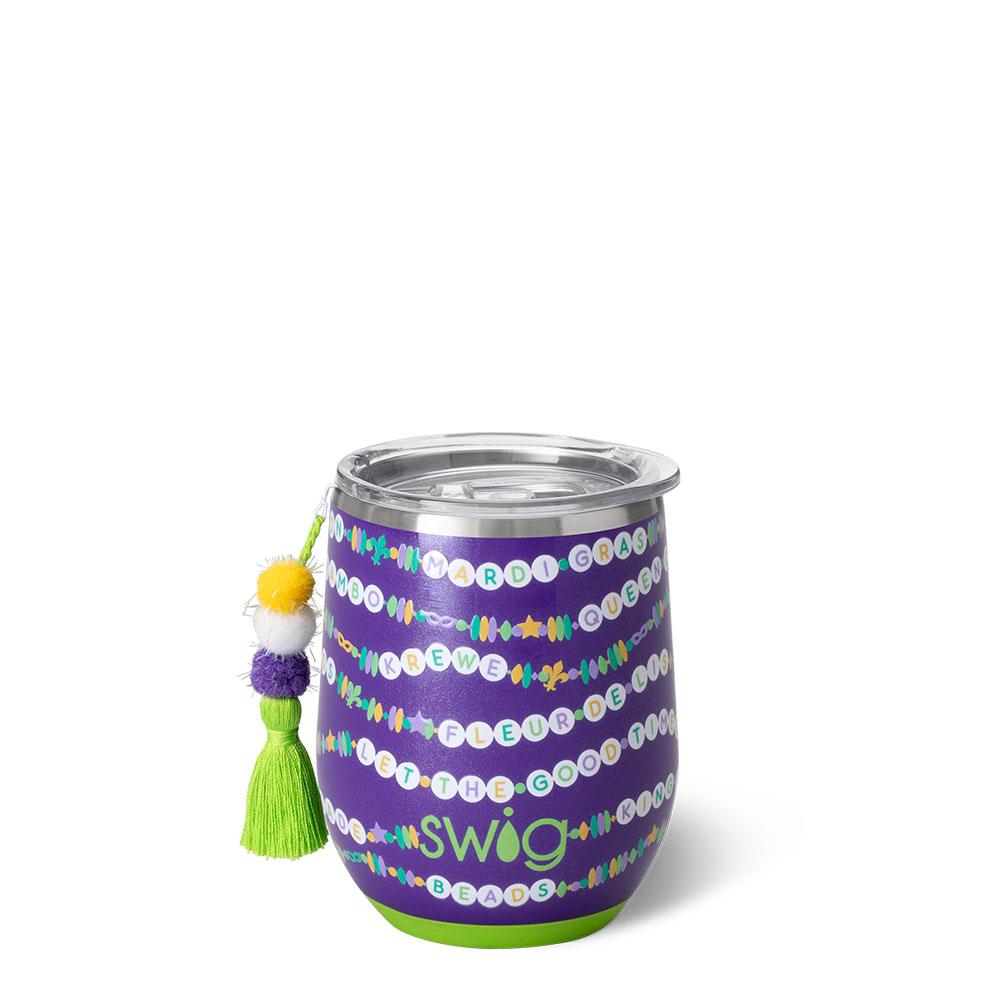 Stemless Wine Glass 12oz - Shatterproof & Elegant for Parties, Weddings, and Home Entertaining - My Mardi Era Collection