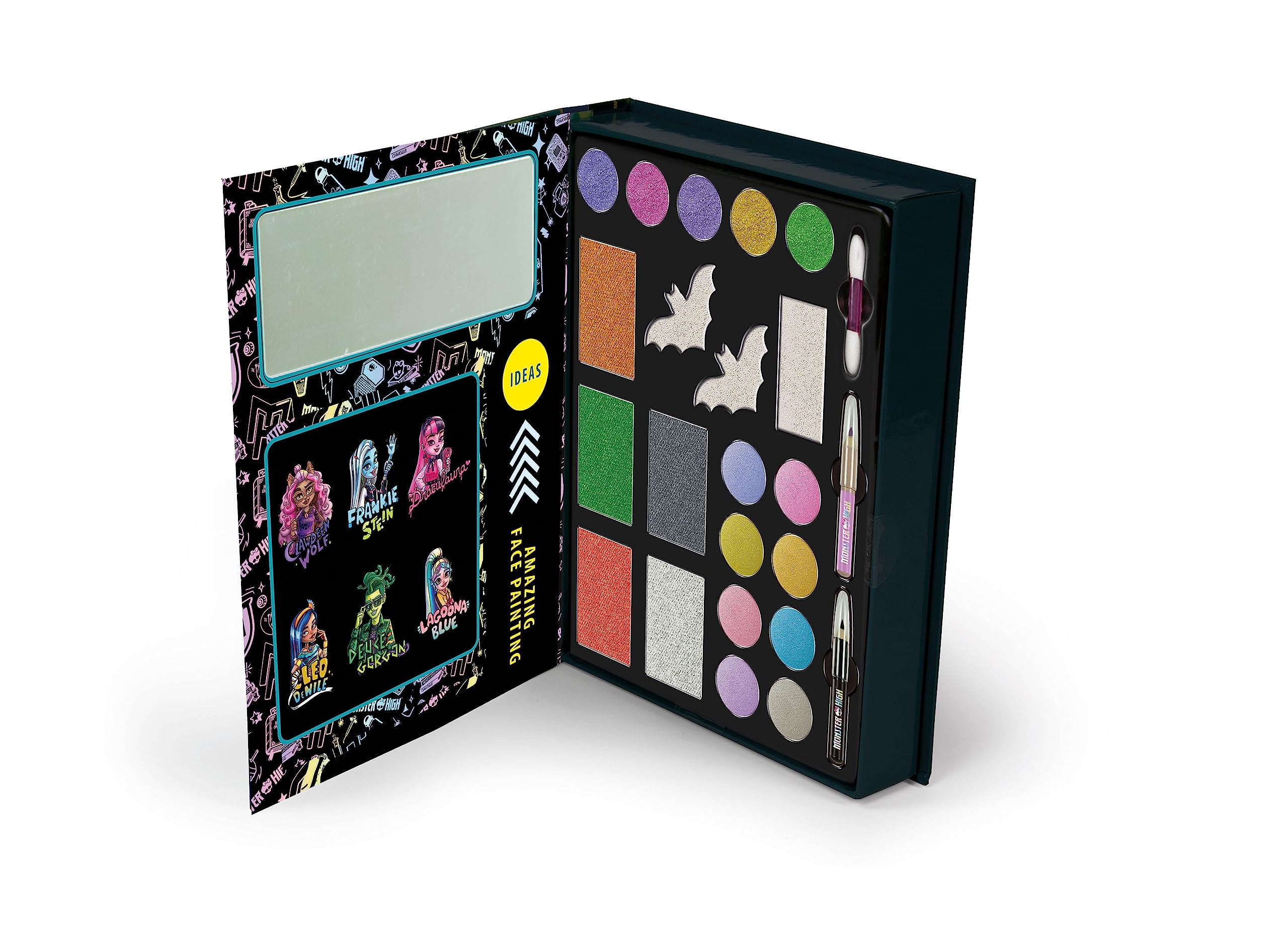 **Clementoni Monster High Face Art Makeup Kit for Kids - Girls Cosmetic Toy Set with Makeup Case, Safe & Fun Gift for Ages 6+ - Perfect for Dress-Up, Parties & Creative Play**
