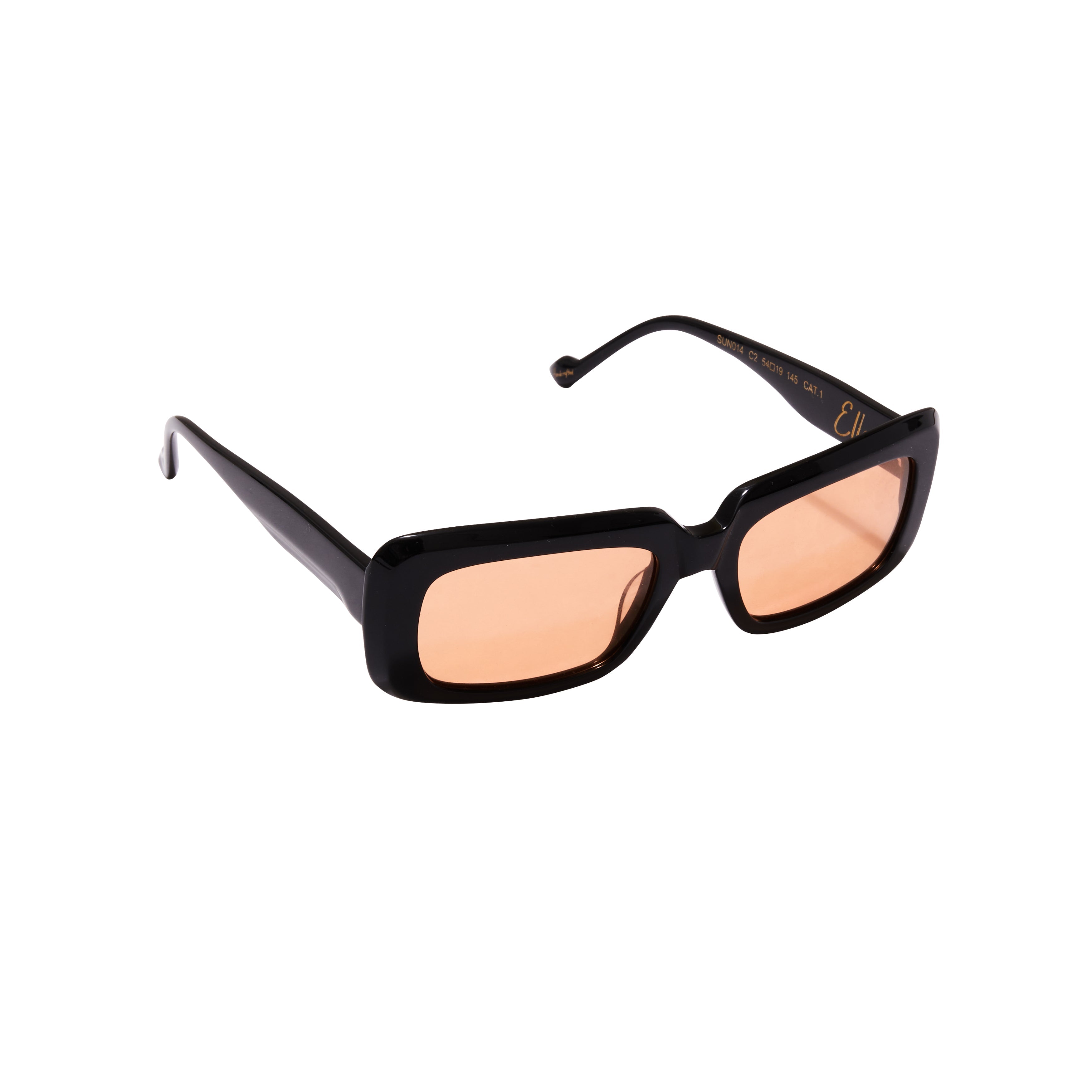 ELLE IN AMBER TINT Sunglasses - Stylish UV Protection Shades for Women | Perfect for Beach, Driving & Outdoor Activities