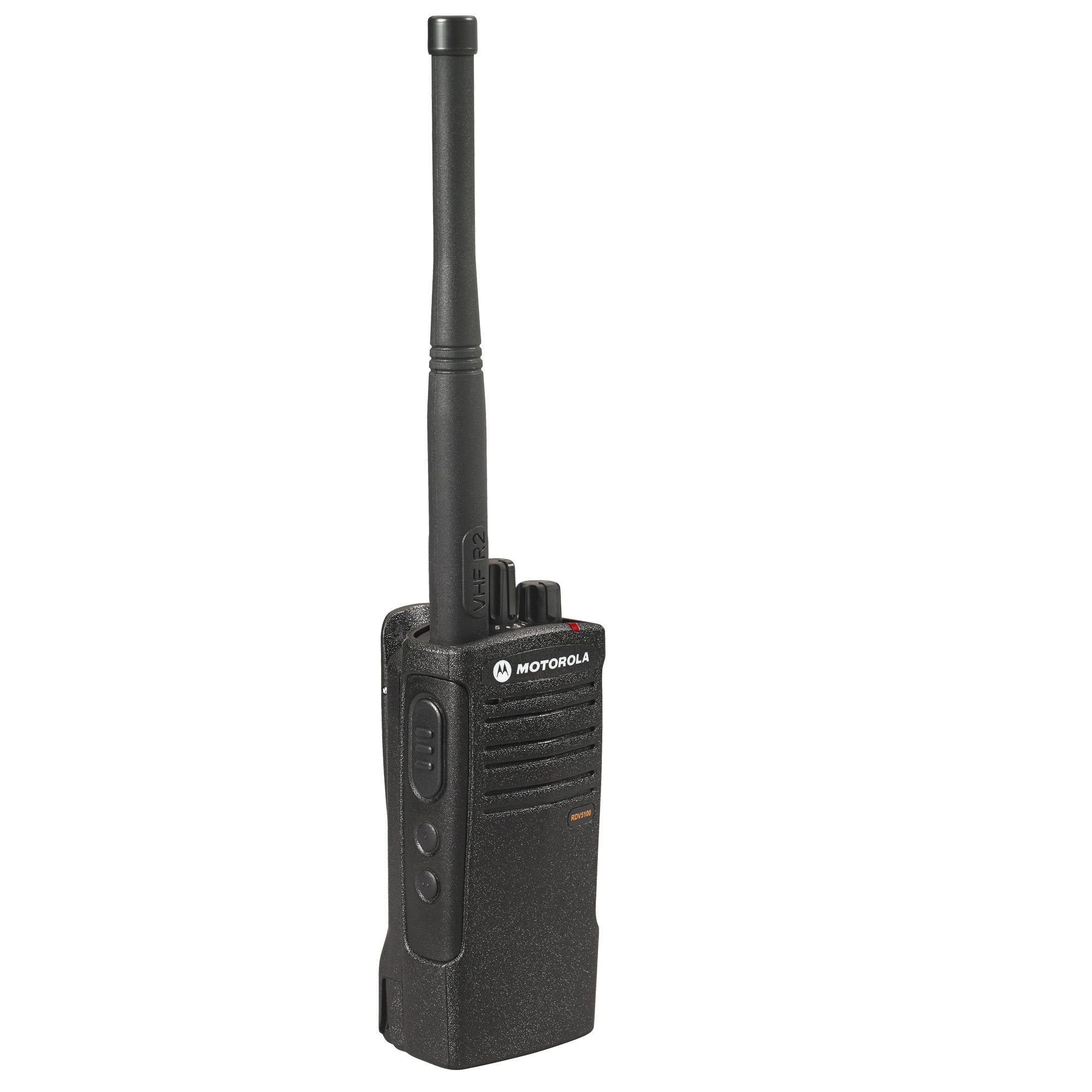 Motorola RDV5100 12-Pack Two-Way Radio Bundle with Multi-Unit Charger & Speaker Microphones - Perfect for Construction, Security, and Event Communication