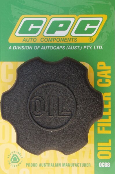 CPC Oil Filler Cap - Compatible with Daihatsu, Delta, Gemini, Nova, Lexus, Camry Models (COC68) | Replacement Engine Oil Cap for Smooth Vehicle Maintenance