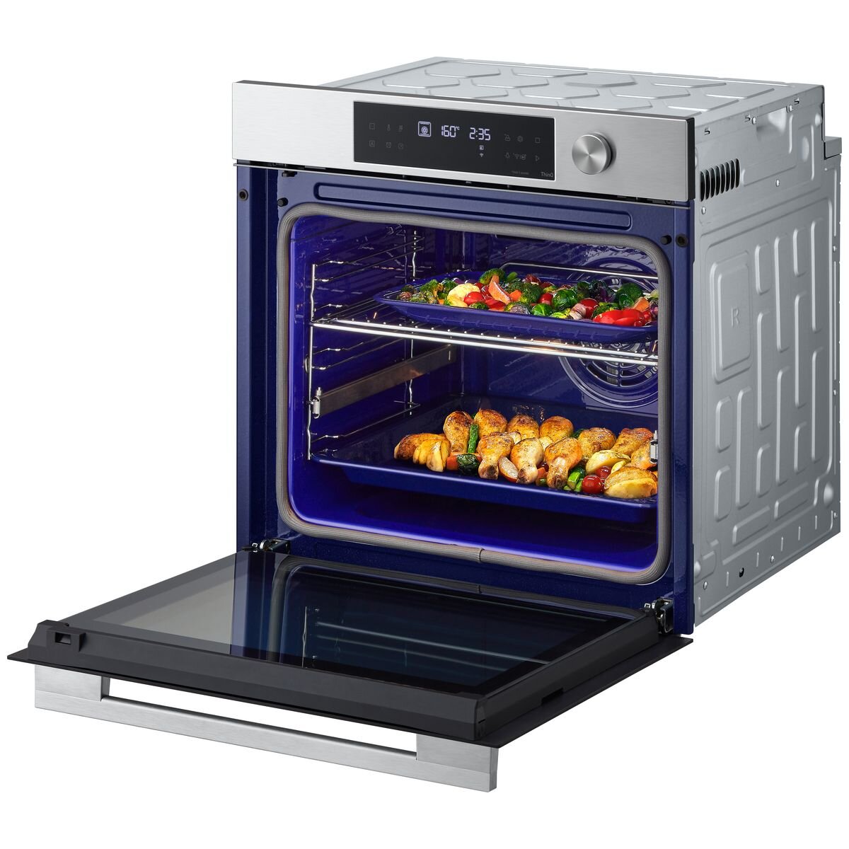 LG 60cm InstaView Series 7 Pyrolytic Self-Cleaning Oven with Stainless Steel Design - BO607G1S4 - Perfect for Modern Kitchens, Baking, Roasting & Family Cooking