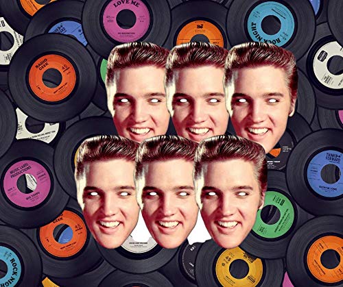Elvis Gunfight Star Cutouts - Premium Die-Cut Decorations for Themed Parties, Movie Nights & Elvis Fan Events
