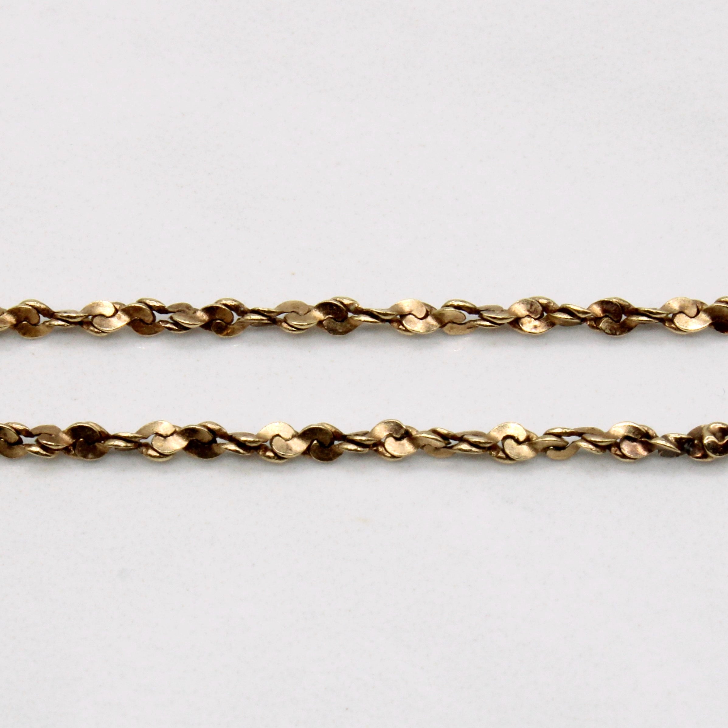 10K Yellow Gold S-Link Rope Chain Necklace 18 Inch - Elegant Jewelry for Women, Perfect for Everyday Wear, Gifts & Special Occasions