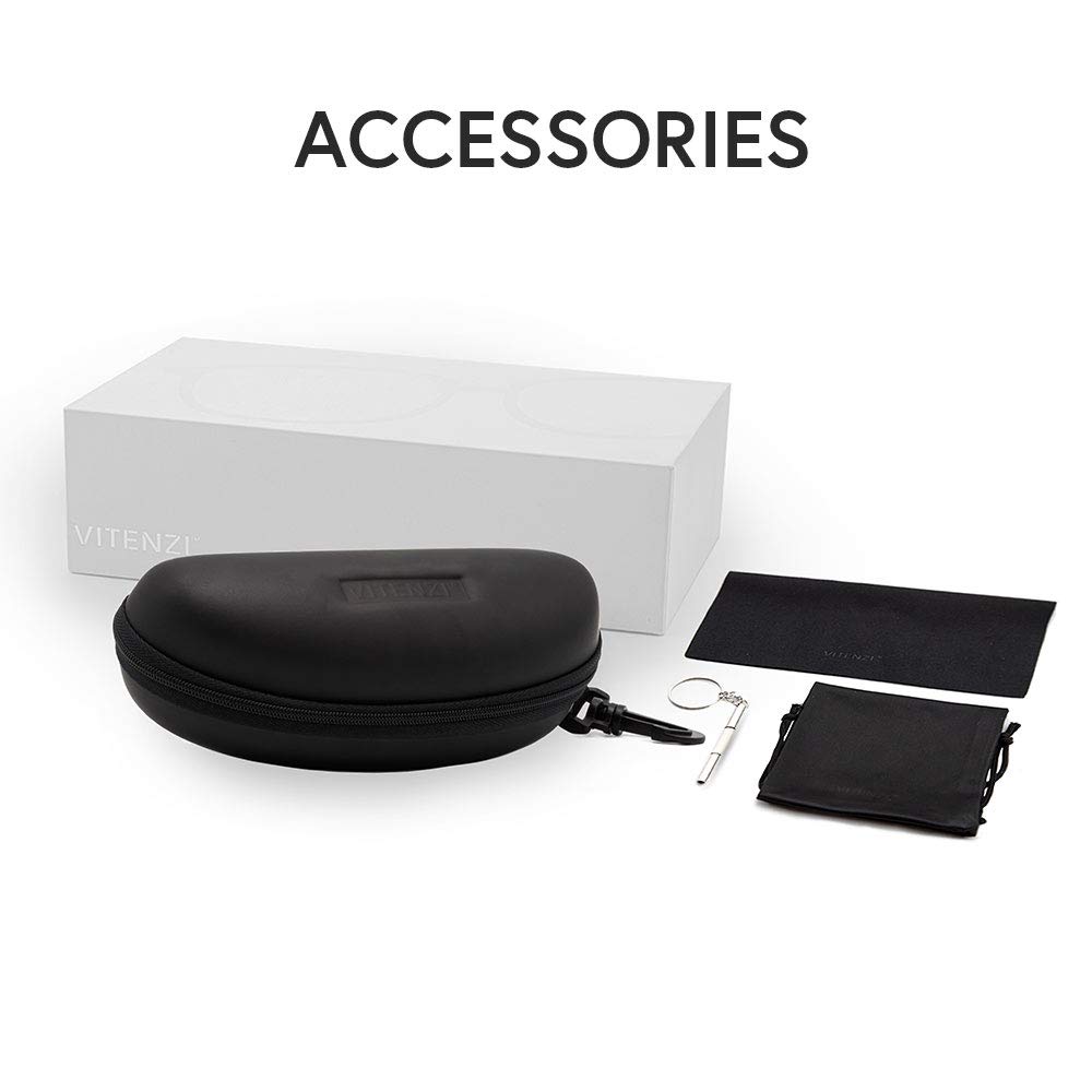 VITENZI Bifocal Sunglasses for Men & Women - Wrap Around Reading Glasses with Sun Tinted Lenses - Stylish & Functional Eyewear for Outdoor Activities, Driving, and Reading in Sunlight - Rome Collection